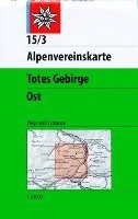 bokomslag DAV Alpenvereinskarte 15/3 Totes Gebirge Ost 1 : 25 000