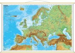 Europa, physisch 1 : 11 000 000. Wandkarte Mini-Format 1