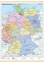 bokomslag Deutschland, politisch 1 : 1 700 000. Wandkarte Mini-Format