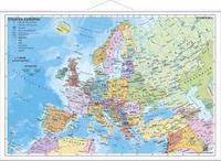 bokomslag Staaten Europas, politisch 1 : 7 200 000. Wandkarte Kleinformat mit Metallstäben