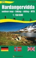 bokomslag Hardangervidda 1 : 150 000