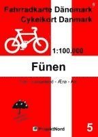 bokomslag 5 Fahrradkarte Dänemark / Cykelkort Danmark 1:100.000 - Fünen
