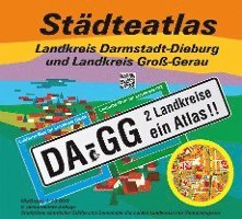 bokomslag Städteatlas Landkreis Darmstadt-Dieburg und Landkreis Groß-Gerau  1:13 000