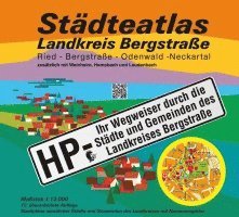 bokomslag Städteatlas Landkreis Bergstraße 1:13.000