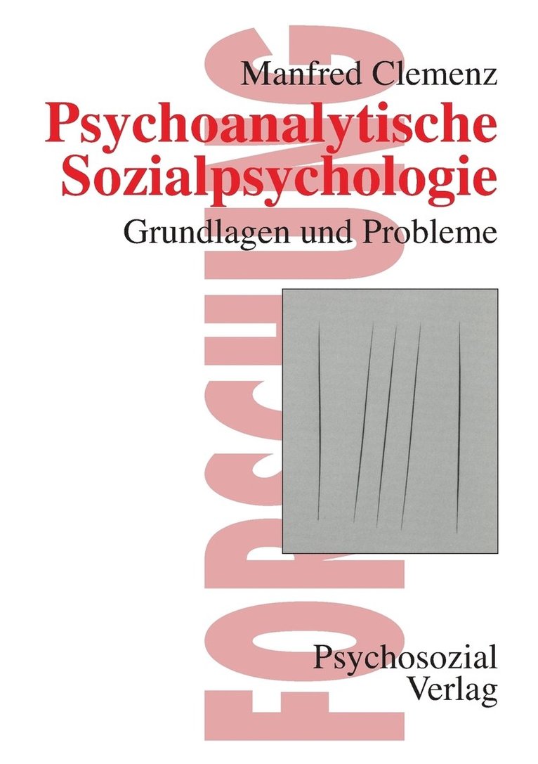 Psychoanalytische Sozialpsychologie 1