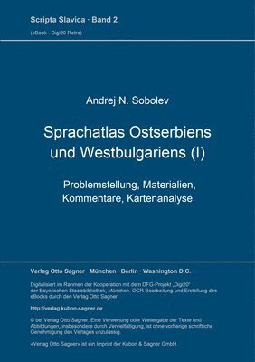 Sprachatlas Ostserbiens Und Westbulgariens (I) 1