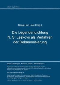 bokomslag Die Legendendichtung N. S. Leskovs Als Verfahren Der Dekanonisierung