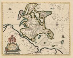 Historische Landkarte: Insel Rügen - 1647 1