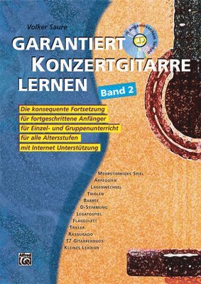 bokomslag Garantiert Konzertgitarre Lernen Band 2: Mit CD Und Internet-Unterstützung!, Book & CD