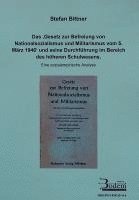 bokomslag Das 'Gesetz zur Befreiung von Nationalsozialismus und Militarismus vom 5.3.1946' und seine Durchführung im Bereich des höheren Schulwesens