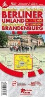 bokomslag Berliner Umland und Übersichtskarte Brandenburg 1 : 75 000