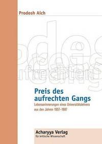 bokomslag Preis des aufrechten Gangs