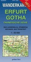 bokomslag Wanderkarte Erfurt, Gotha 1:50.000