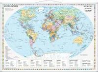 bokomslag Staaten der Erde im Miniformat. Wandkarte mit Metallleiste 1:60000000