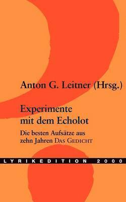 Anton G Leitner - Experimente mit dem Echolot, Häftad