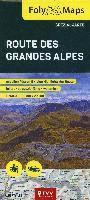bokomslag FolyMaps Route des Grandes Alpes 1:250 000 Spezialkarte