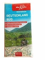 bokomslag Motorradkarten Set Deutschland Süd