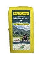 bokomslag FolyMaps Motorradkarten Deutschland Süd 1 : 250 000