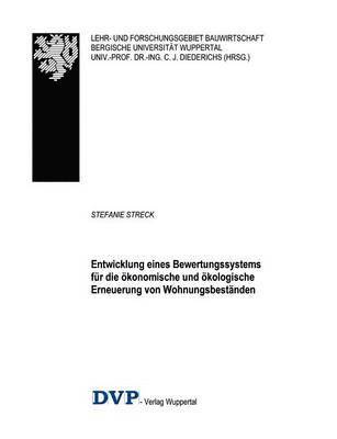 bokomslag Entwicklung eines Bewertungssystems fr die konomische und kologische Erneuerung von Wohnungsbestnden