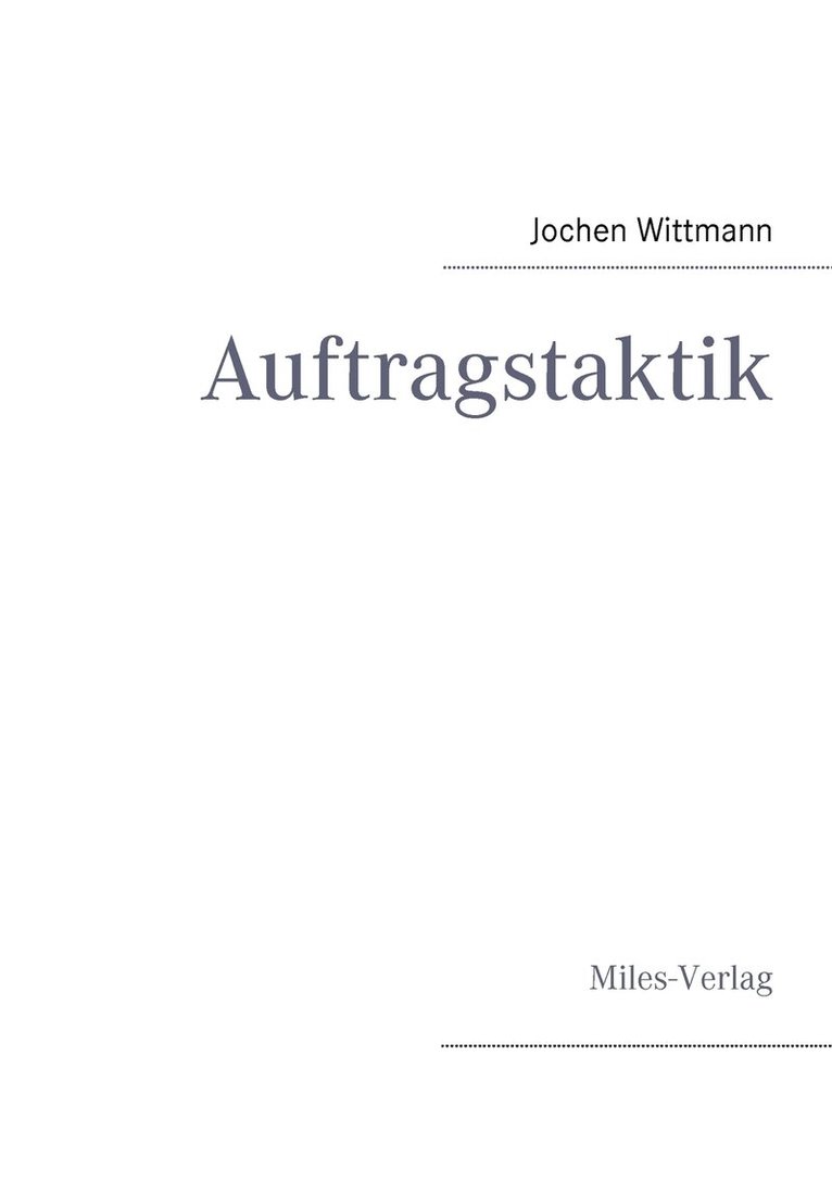 Auftragstaktik 1