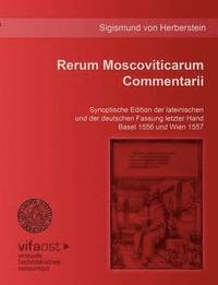 bokomslag Rerum Moscoviticarum Commentarii