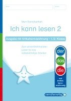 bokomslag Ich kann lesen 2 Ausgabe mit Artikelkennzeichnung 1. und 2. Klasse