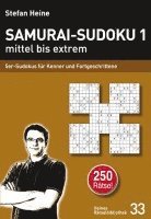 bokomslag Samurai-Sudoku 1 mittel bis extrem