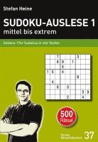 bokomslag SUDOKU-AUSLESE 1 - mittel bis extrem