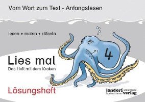 bokomslag Lies mal 4 - Das Heft mit dem Kraken. Lösungsheft