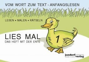 bokomslag Lies mal 1 - Das Heft mit der Ente. Großbuchstaben