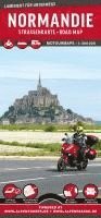 MoTourMaps Normandie Auto- und Motorradkarte 1:300.000 1