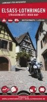 bokomslag MoTourMaps Elsass & Lothringen Auto- und Motorradkarte 1:275.000