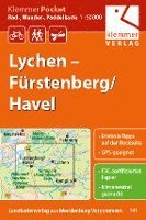 bokomslag Klemmer Pocket Rad-, Wander- und Paddelkarte Lychen - Fürstenberg/Havel 1 : 50 000