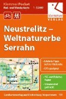 Klemmer Pocket Rad- und Wanderkarte Neustrelitz - Weltnaturerbe Serrahn 1