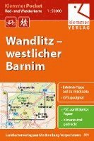 bokomslag Klemmer Pocket Rad- und Wanderkarte Wandlitz - westlicher Barnim 1 : 50 000