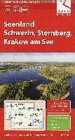 bokomslag Reise- und Entdeckerkarte Seenland Schwerin, Sternberg, Krakow am See
