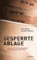 Ines Geipel, Joachim Walther - Gesperrte Ablage, Inbunden
