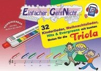 bokomslag Einfacher!-Geht-Nicht: 32 Kinderlieder, Weihnachtslieder, Hits & Evergreens mit bunten Noten für die Triola (+Play-Along-Streaming)