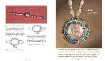 Cabochons mit Perlen einfassen