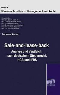bokomslag Sale-and-lease-back