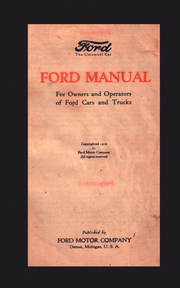 Ford Manual 1