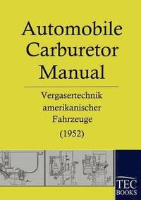 bokomslag Automobile Carburetor Manual