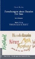Franz Kafka, Ralf Plenz - Forschungen eines Hundes, Der Bau, Inbunden