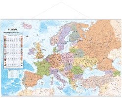 Politische Europakarte als Poster, ca. 90x61cm, deutsch 1