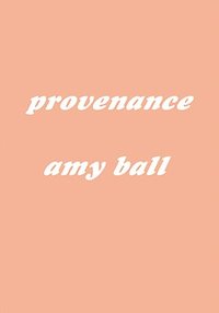 bokomslag Provenance