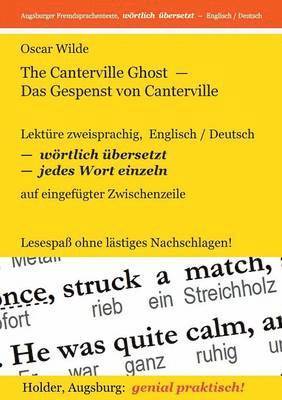 Oscar Wilde, Harald Holder - The Canterville Ghost - Das Gespenst von Canterville, Häftad