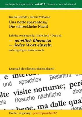 Grazia Deledda, Alessia Valdarno, Harald Holder - Una notte spaventosa / Die schreckliche Nacht, Häftad
