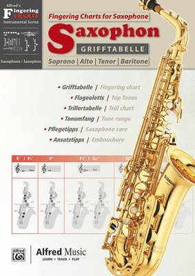 bokomslag Grifftabelle Für Saxophon [Fingering Charts for Saxophone]: German / English Language Edition