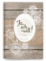 bokomslag Hochzeitstagebuch "Ja, ich will!"