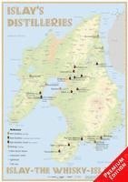 bokomslag Whisky Distilleries Islay - Poster 42x60cm - Premium Edition